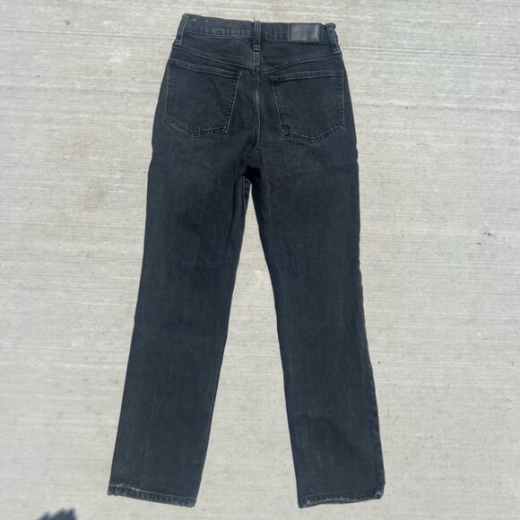 Madewell the perfect vintage ankle jean black size 24 - Picture 4 of 8